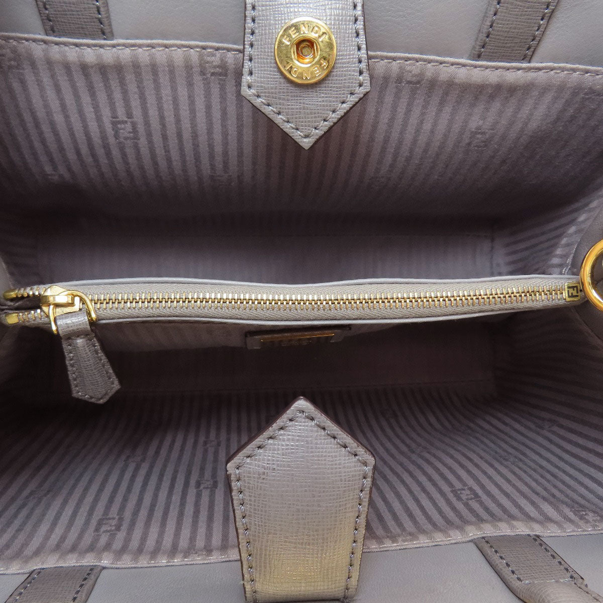 FENDI 2 Joule 2WAY Handbag Leather Ladies [Used]