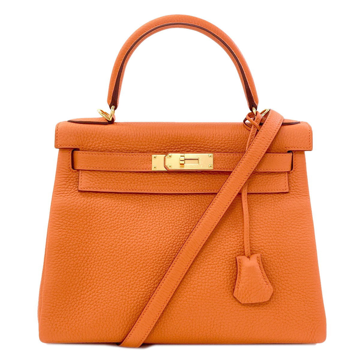 HERMES Kelly 28 Inner stitch GoldHardware Handbag Togo Ladies [Used]