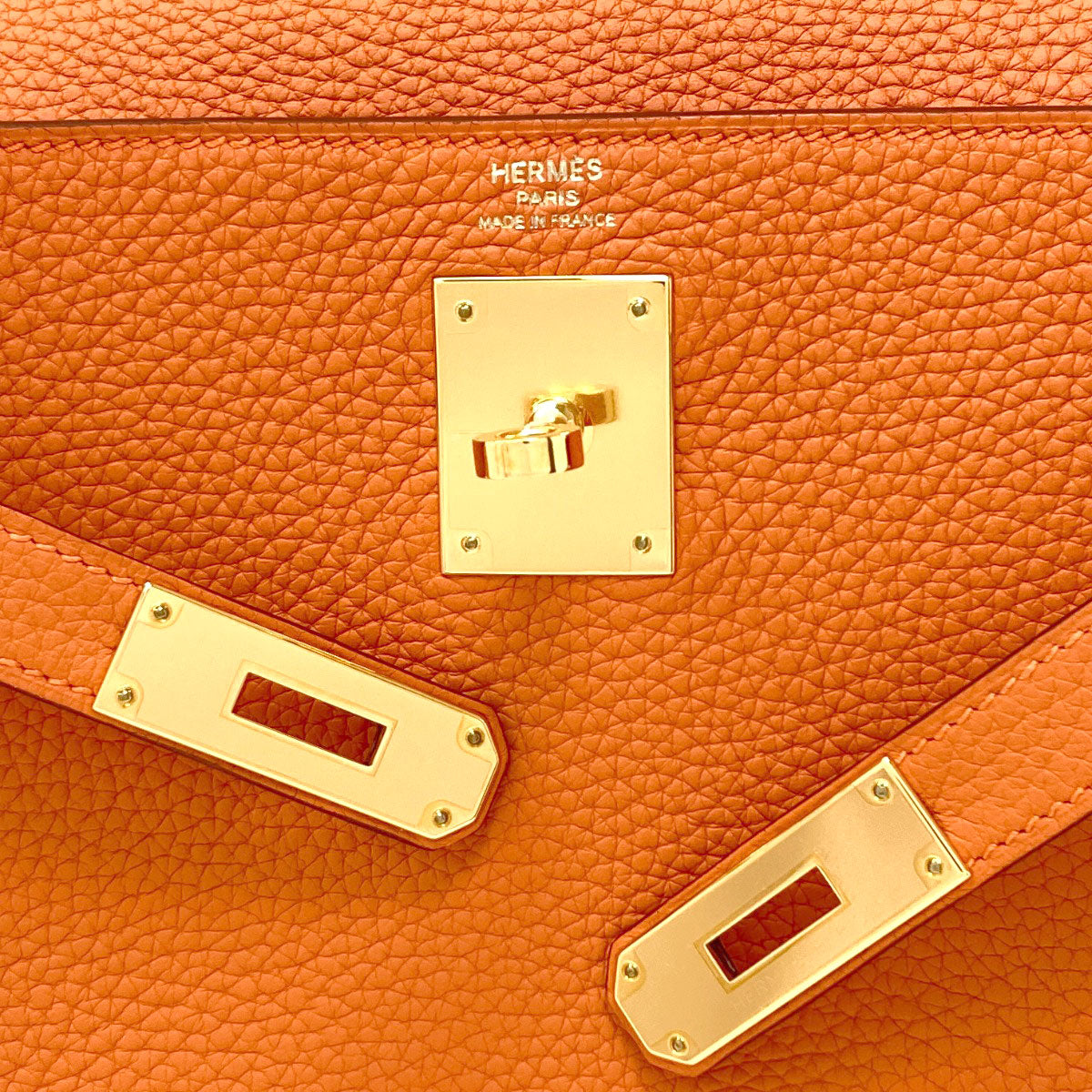HERMES Kelly 28 Inner stitch GoldHardware Handbag Togo Ladies [Used]