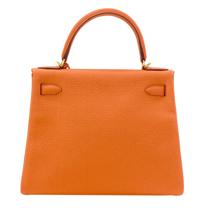 HERMES Kelly 28 Inner stitch GoldHardware Handbag Togo Ladies [Used]