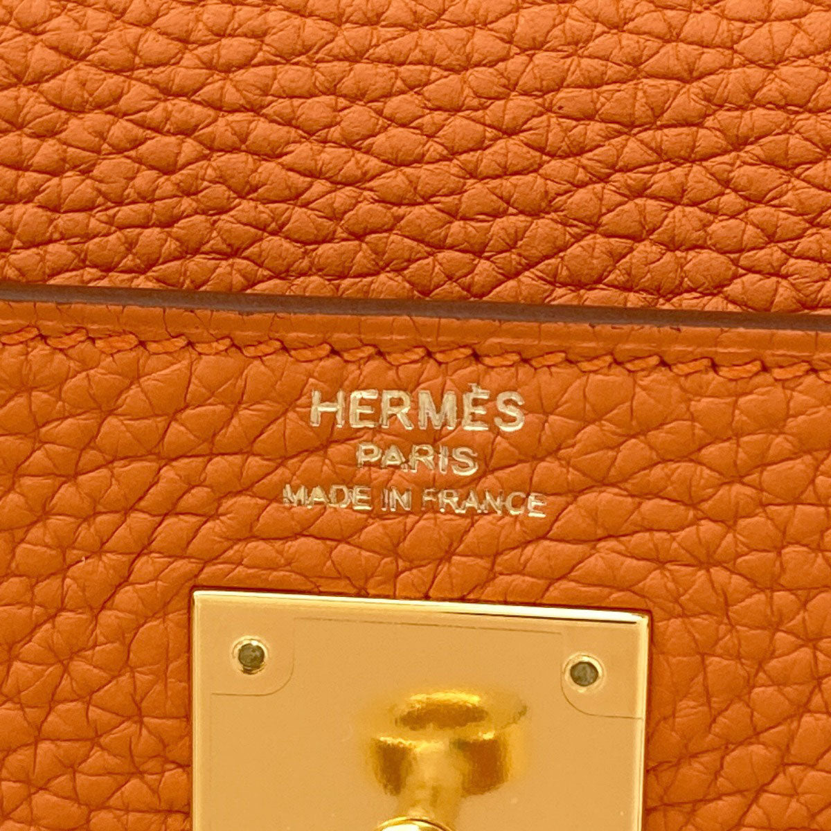 HERMES Kelly 28 Inner stitch GoldHardware Handbag Togo Ladies [Used]