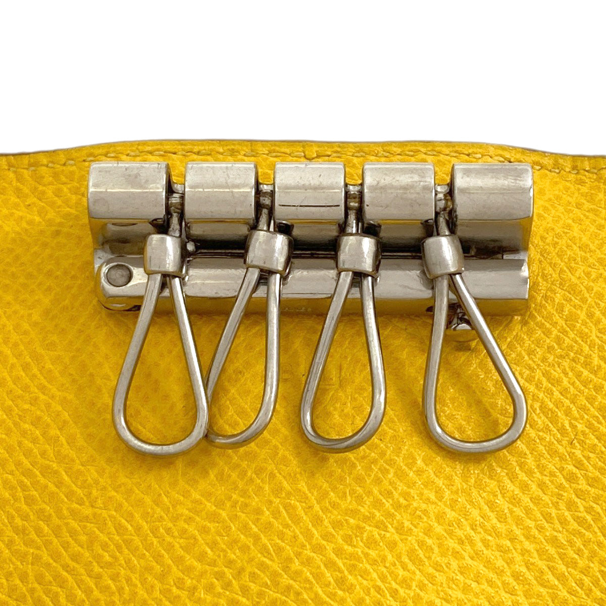 HERMES Serie Etui Cre 4 SilverHardware key holder Epsom Ladies [Used]