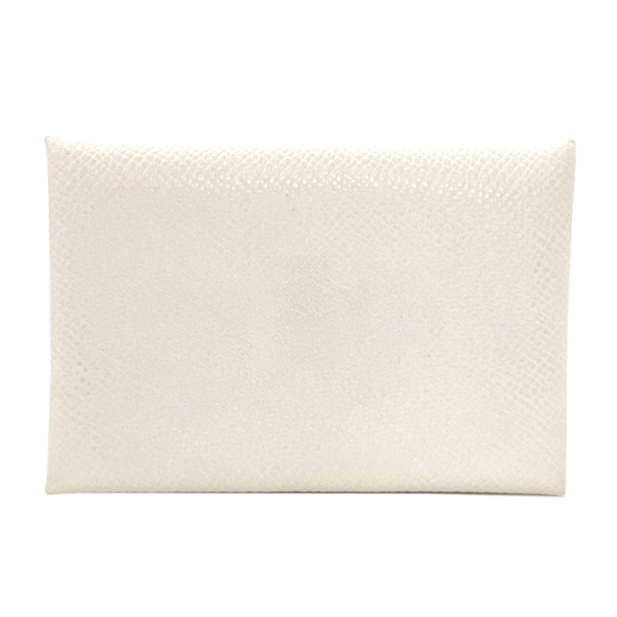 HERMES Calvi SilverHardware Card Case Epsom Ladies [Used]
