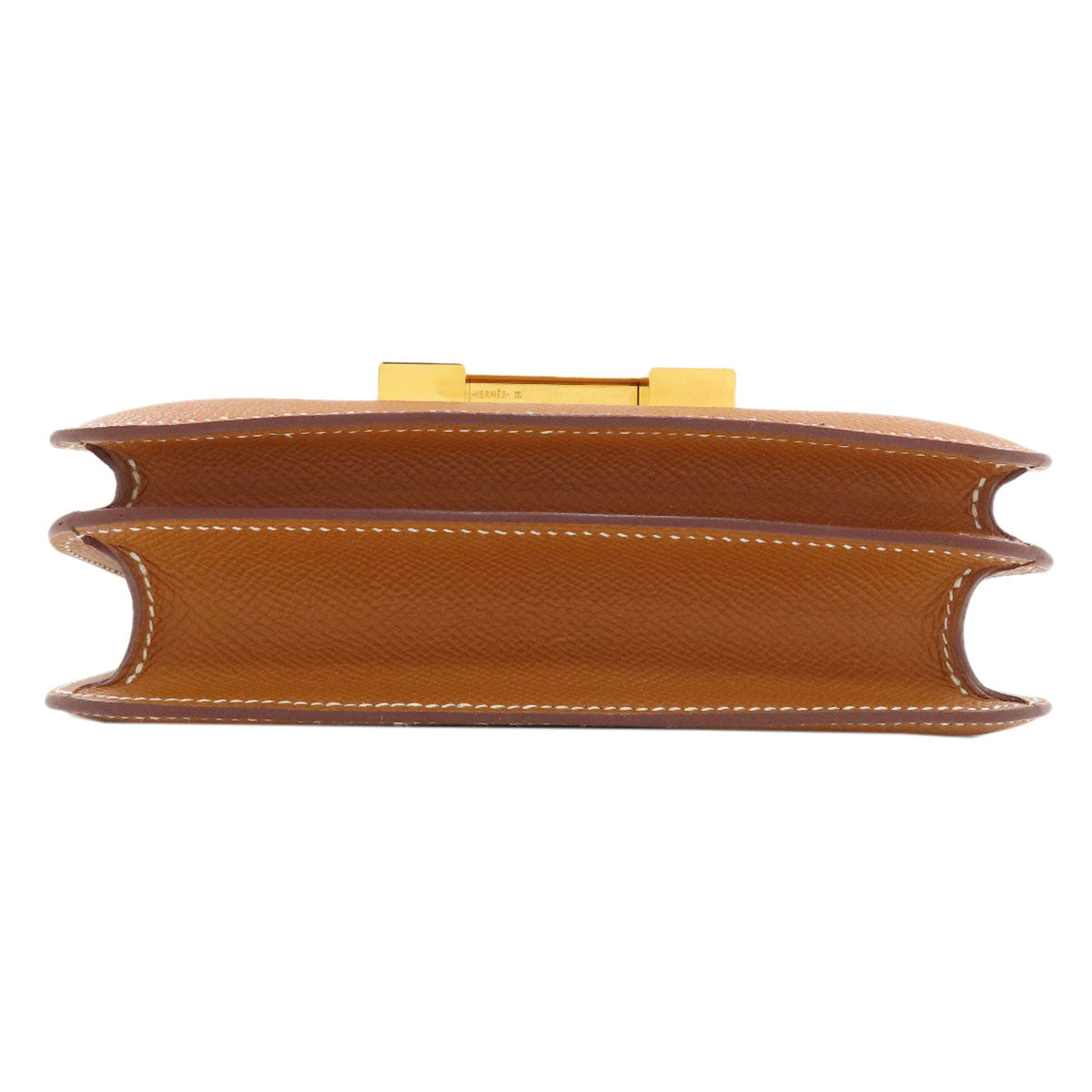 HERMES Constance Mini 18 Gold GoldHardware Shoulder Bag Epsom Ladies [Used]