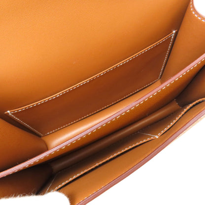 HERMES Constance Mini 18 Gold GoldHardware Shoulder Bag Epsom Ladies [Used]
