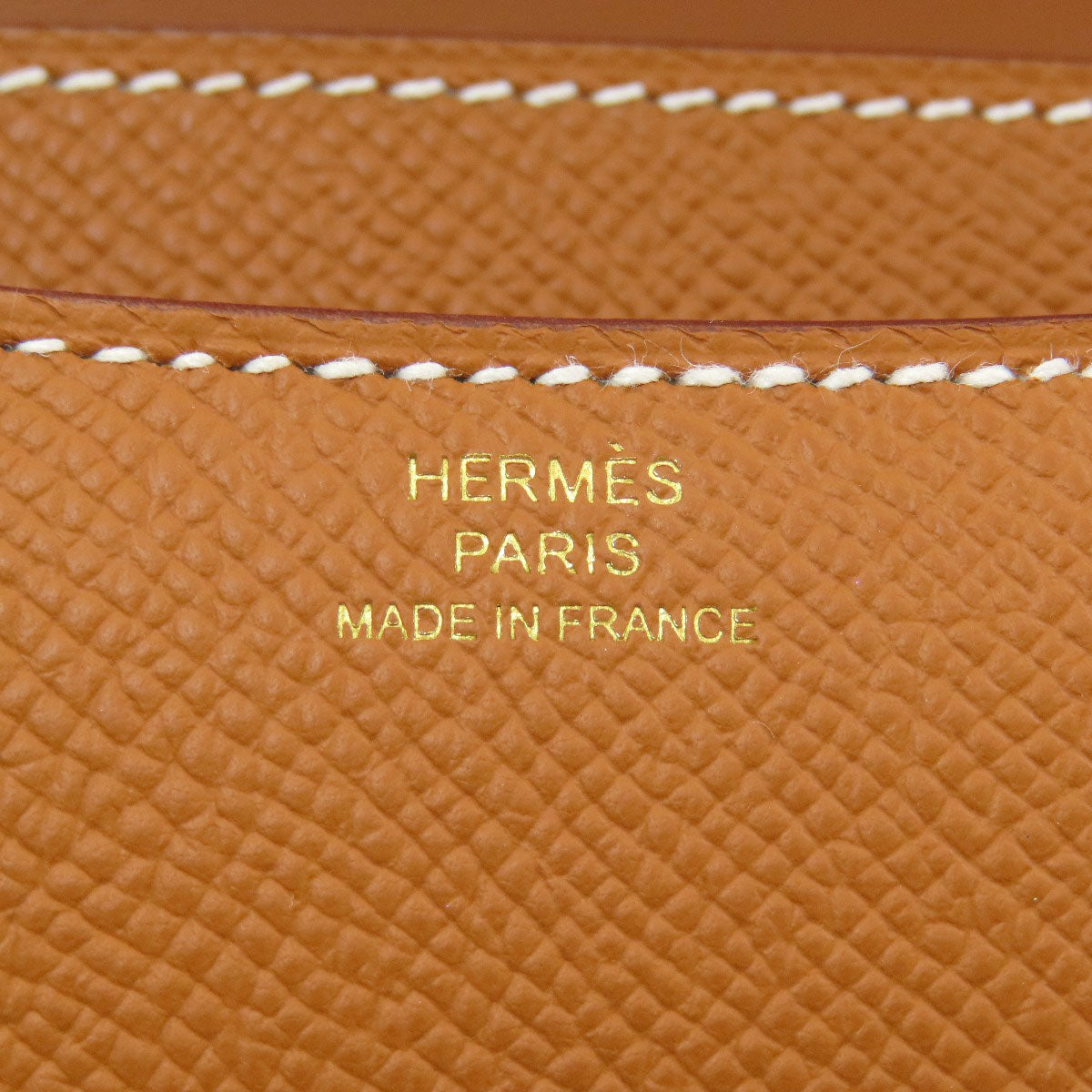 HERMES Constance Mini 18 Gold GoldHardware Shoulder Bag Epsom Ladies [Used]