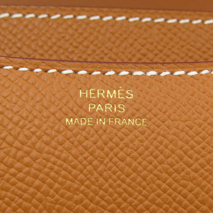 HERMES Constance Mini 18 Gold GoldHardware Shoulder Bag Epsom Ladies [Used]