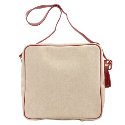 HERMES Victoria Gold Hardware Shoulder Bag Towar LeatherLadies [Used]
