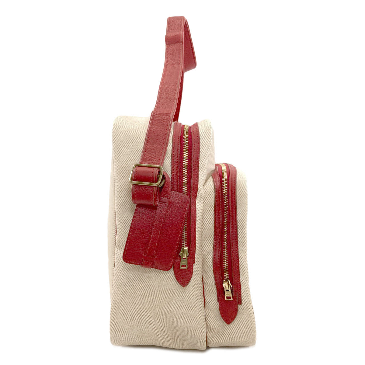 HERMES Victoria Gold Hardware Shoulder Bag Towar LeatherLadies [Used]