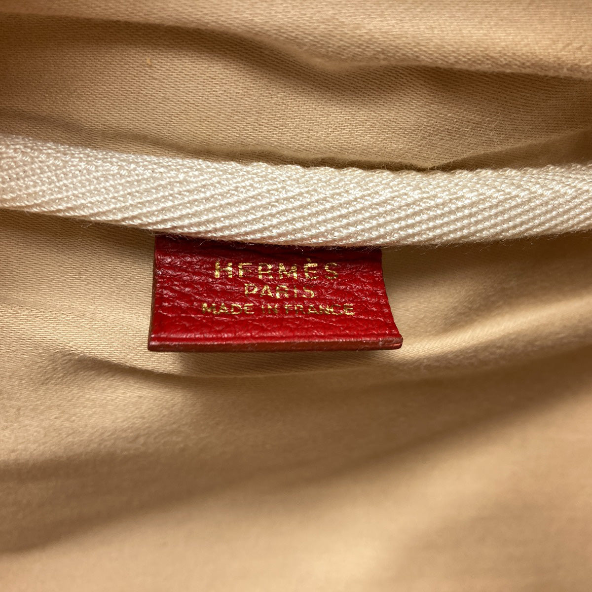 HERMES Victoria Gold Hardware Shoulder Bag Towar LeatherLadies [Used]