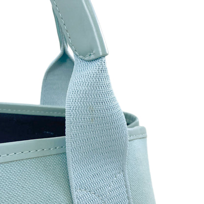 BALENCIAGA 339933 NAVY CABAS Handbag Canvas Ladies [Used]
