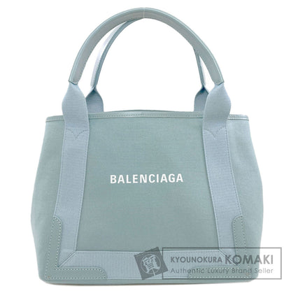 BALENCIAGA 339933 NAVY CABAS Handbag Canvas Ladies [Used]