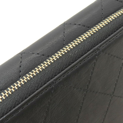 CHANEL COCO Mark Matelasse GoldHardware Bifold Wallet with Coin Pocket Calf Ladies [Used]