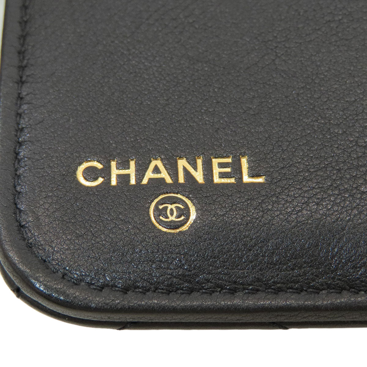 CHANEL COCO Mark Matelasse GoldHardware Bifold Wallet with Coin Pocket Calf Ladies [Used]