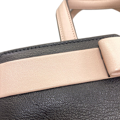 Salvatore Ferragamo Vala Ribbon 2WAY Handbag Leather Ladies [Used]