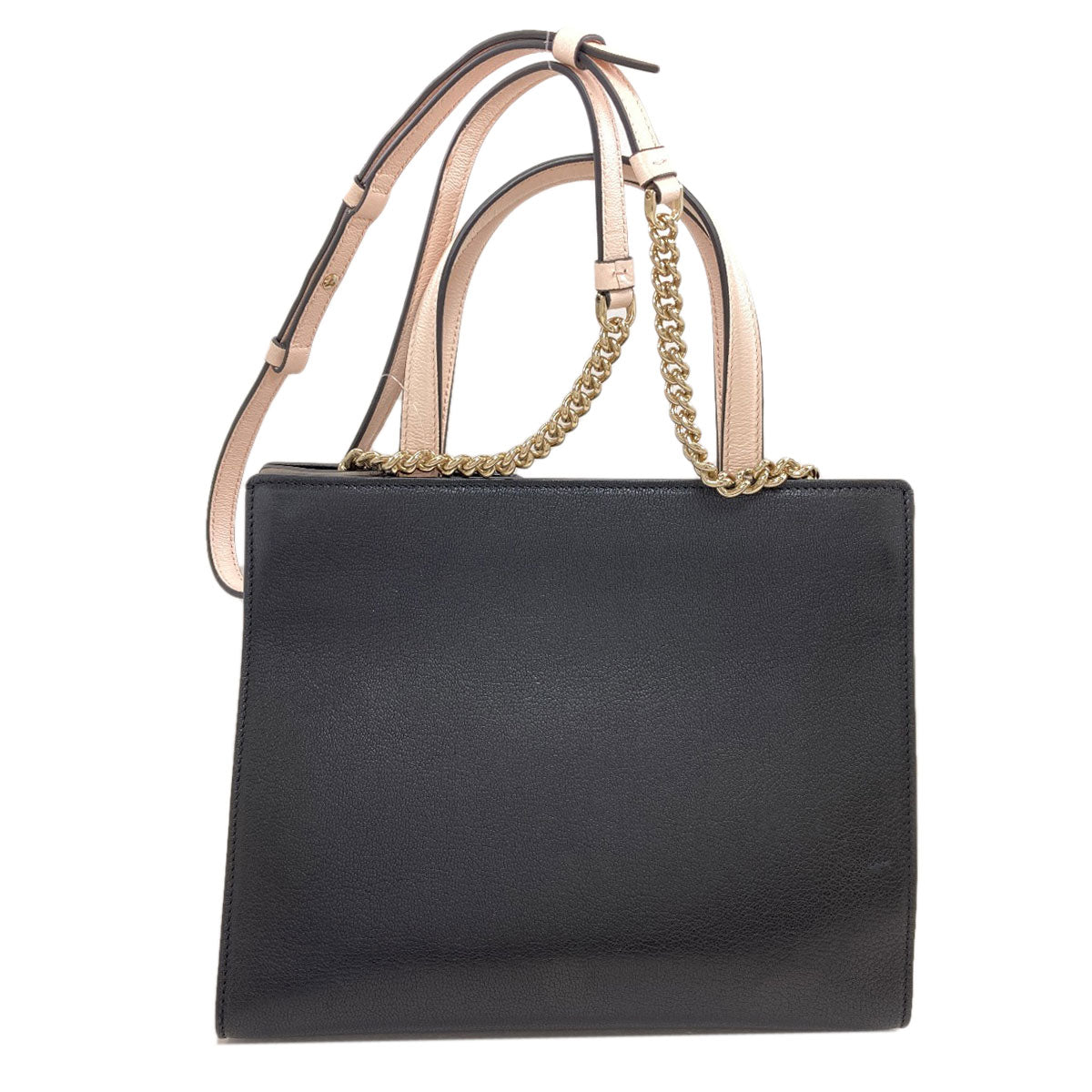Salvatore Ferragamo Vala Ribbon 2WAY Handbag Leather Ladies [Used]