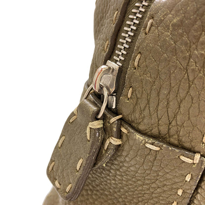 FENDI Celeria Handbag Leather Ladies [Used]