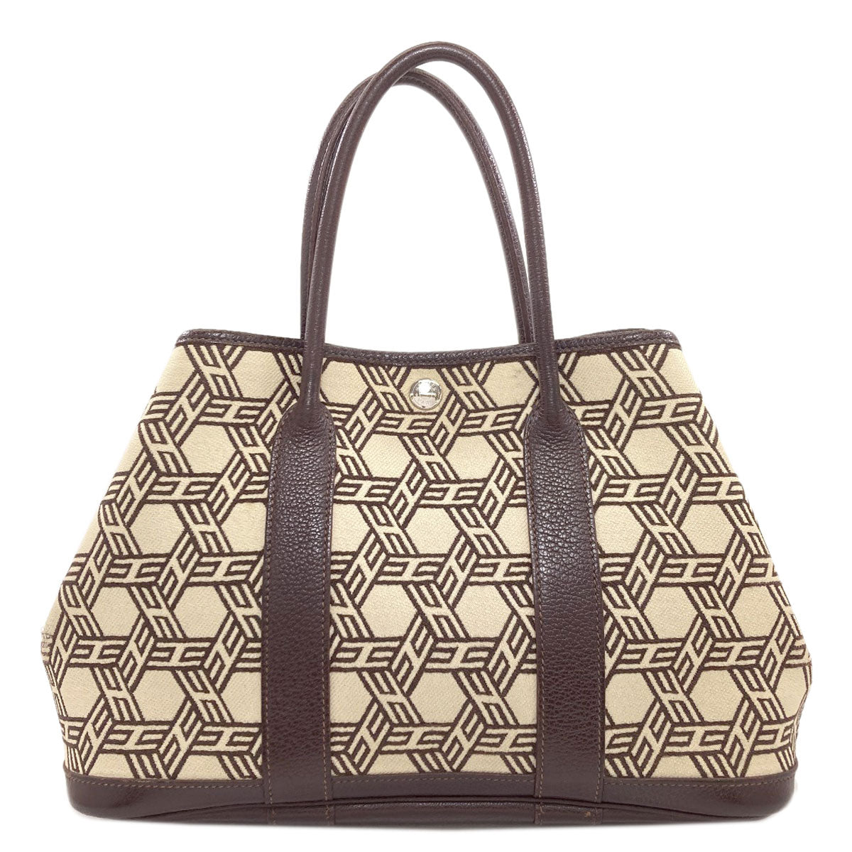 HERMES Garden Party TPM SilverHardware Handbag Towarso ash Ladies [Used]