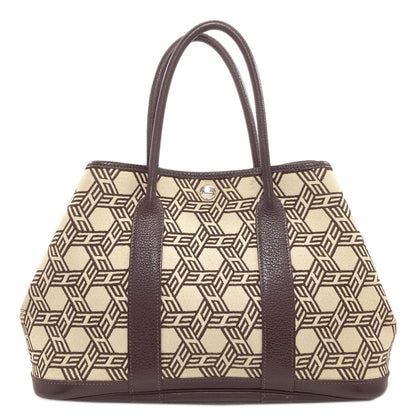 HERMES Garden Party TPM SilverHardware Handbag Towarso ash Ladies [Used]