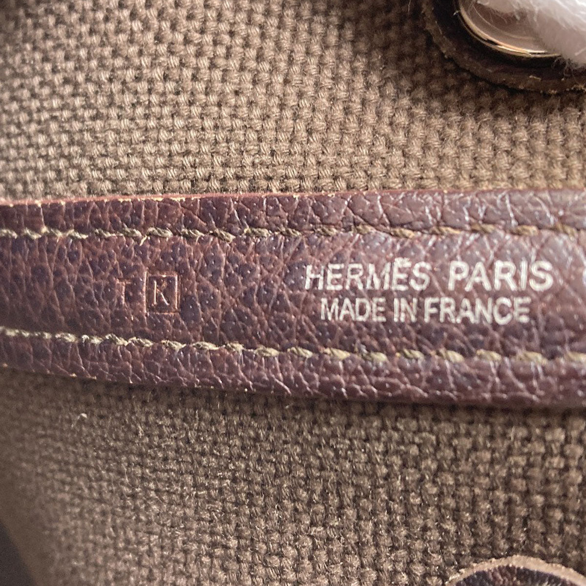 HERMES Garden Party TPM SilverHardware Handbag Towarso ash Ladies [Used]