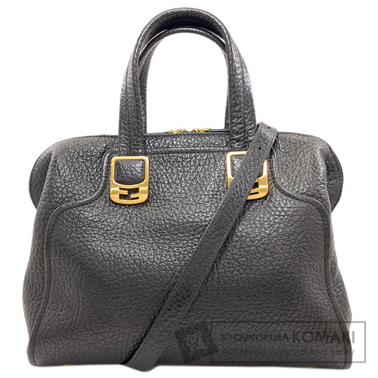 FENDI Chameleon 2WAY Tote Bag Calf Ladies [Used]