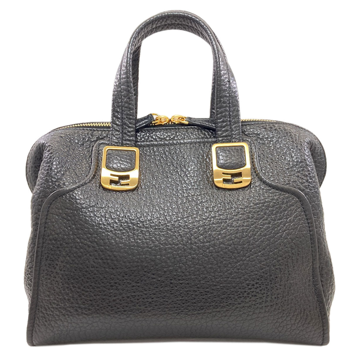 FENDI Chameleon 2WAY Tote Bag Calf Ladies [Used]