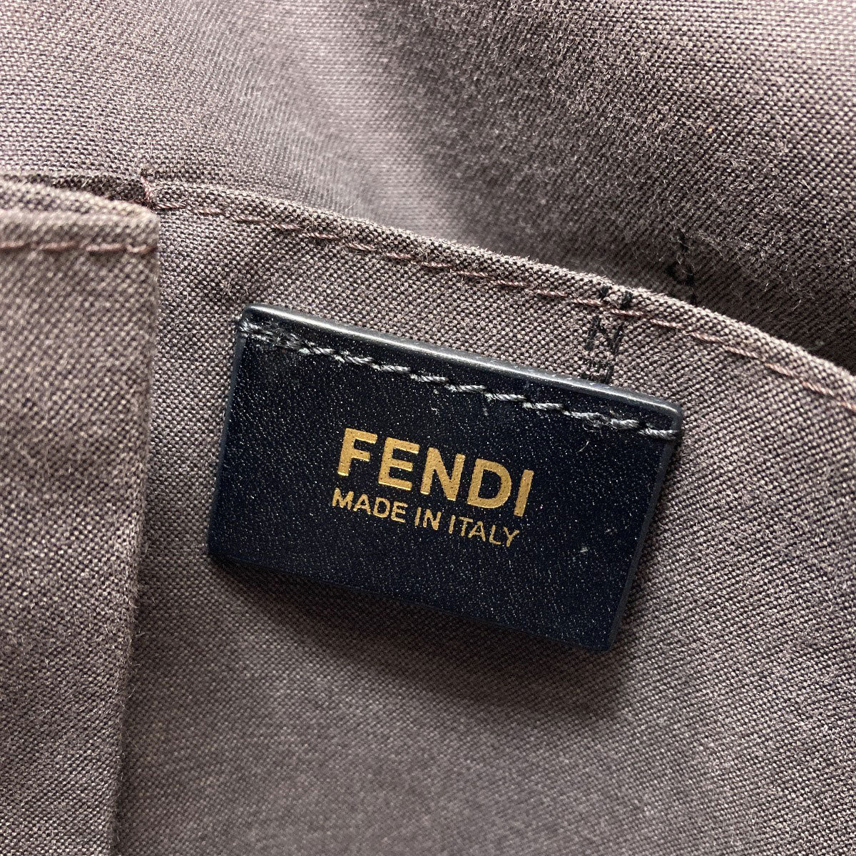 FENDI Chameleon 2WAY Tote Bag Calf Ladies [Used]