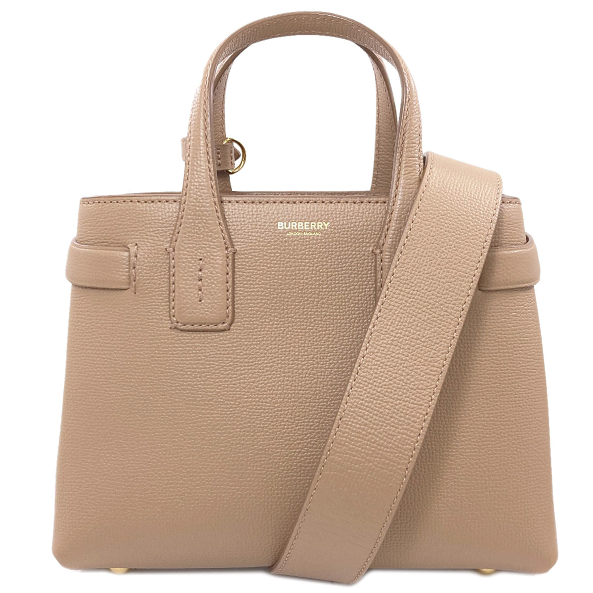 BURBERRY 2-Way Banner Handbag Calf Ladies [Used]