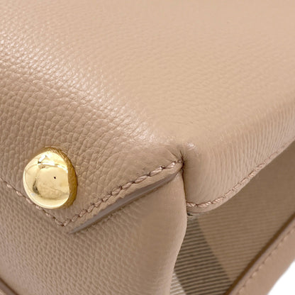 BURBERRY 2-Way Banner Handbag Calf Ladies [Used]