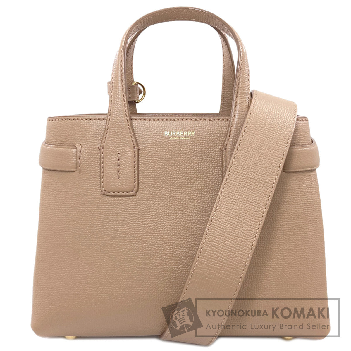 BURBERRY 2-Way Banner Handbag Calf Ladies [Used]