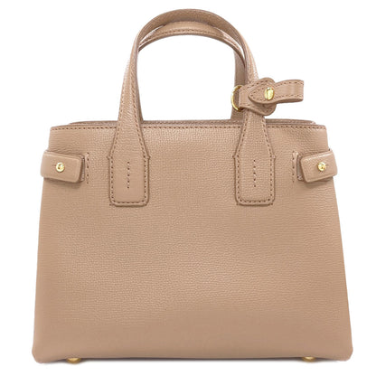 BURBERRY 2-Way Banner Handbag Calf Ladies [Used]