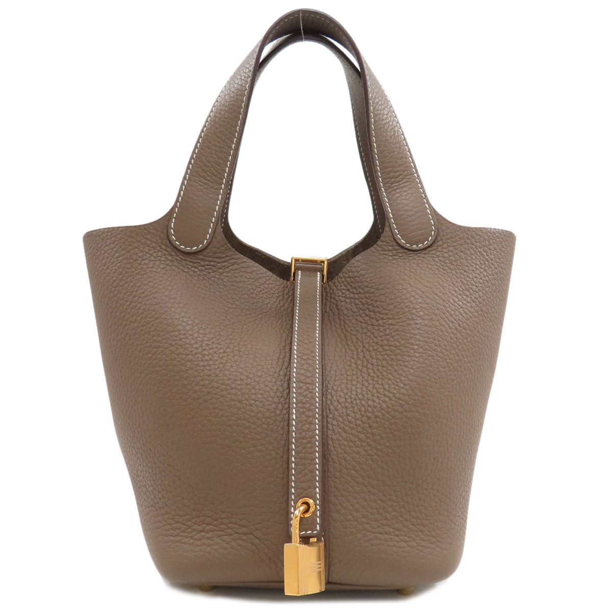 HERMES Picotin Lock PM Etop GoldHardware Handbag Taurillon Clemence Ladies [Used]