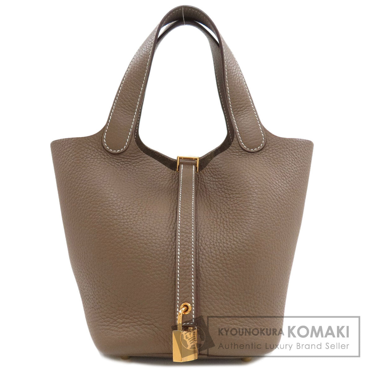 HERMES Picotin Lock PM Etop GoldHardware Handbag Taurillon Clemence Ladies [Used]