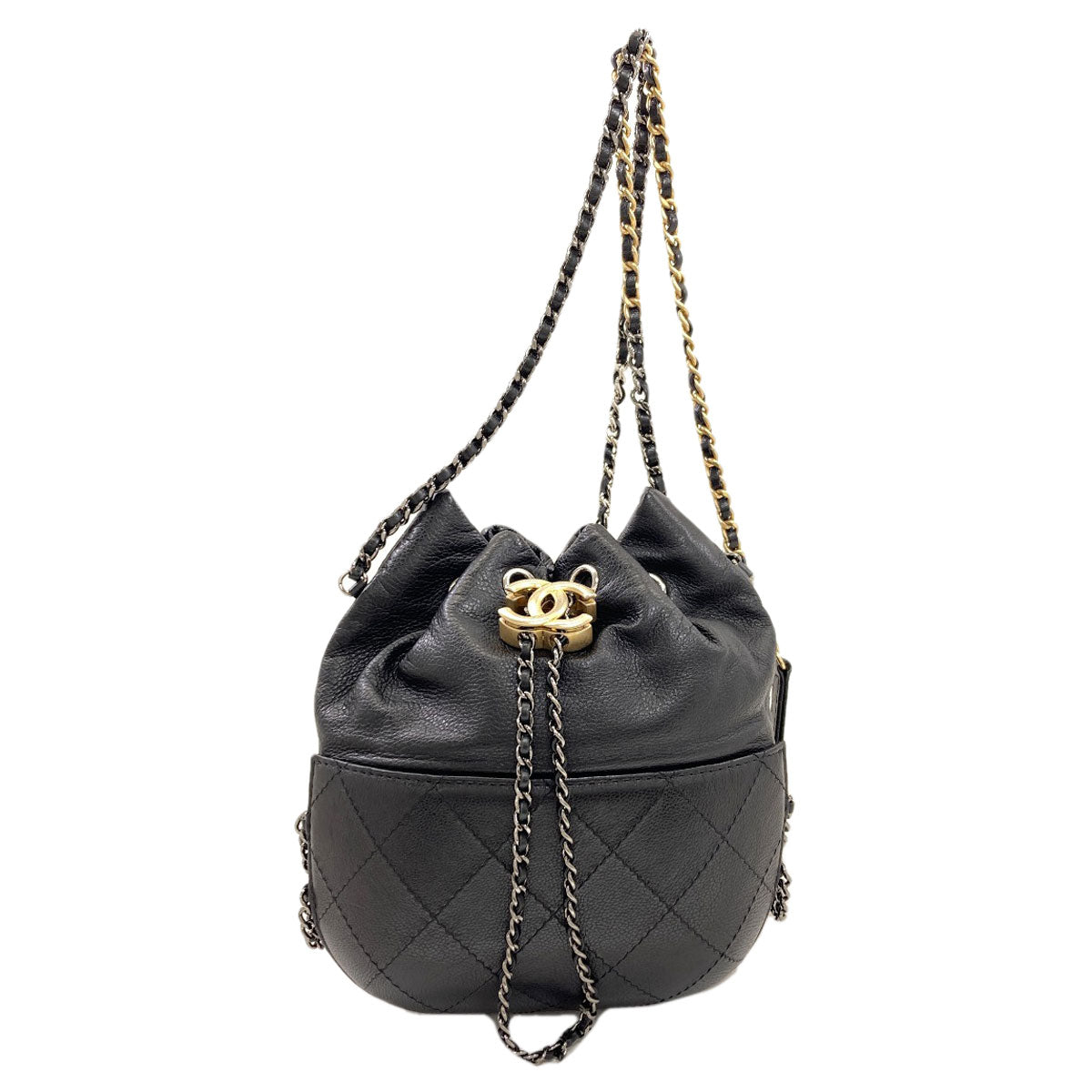 CHANEL Gabriel Matelasse Shoulder Bag Calf Ladies [Used]