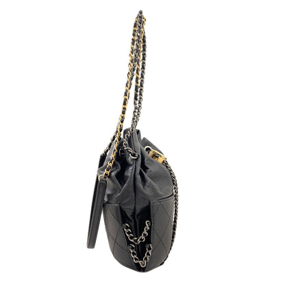 CHANEL Gabriel Matelasse Shoulder Bag Calf Ladies [Used]