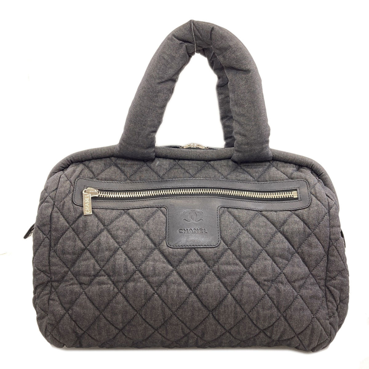 CHANEL Cococoon Tote Bag Denim Ladies [Used]
