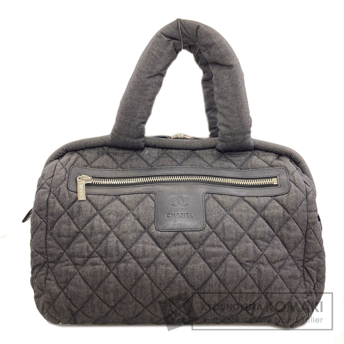 CHANEL Cococoon Tote Bag Denim Ladies [Used]