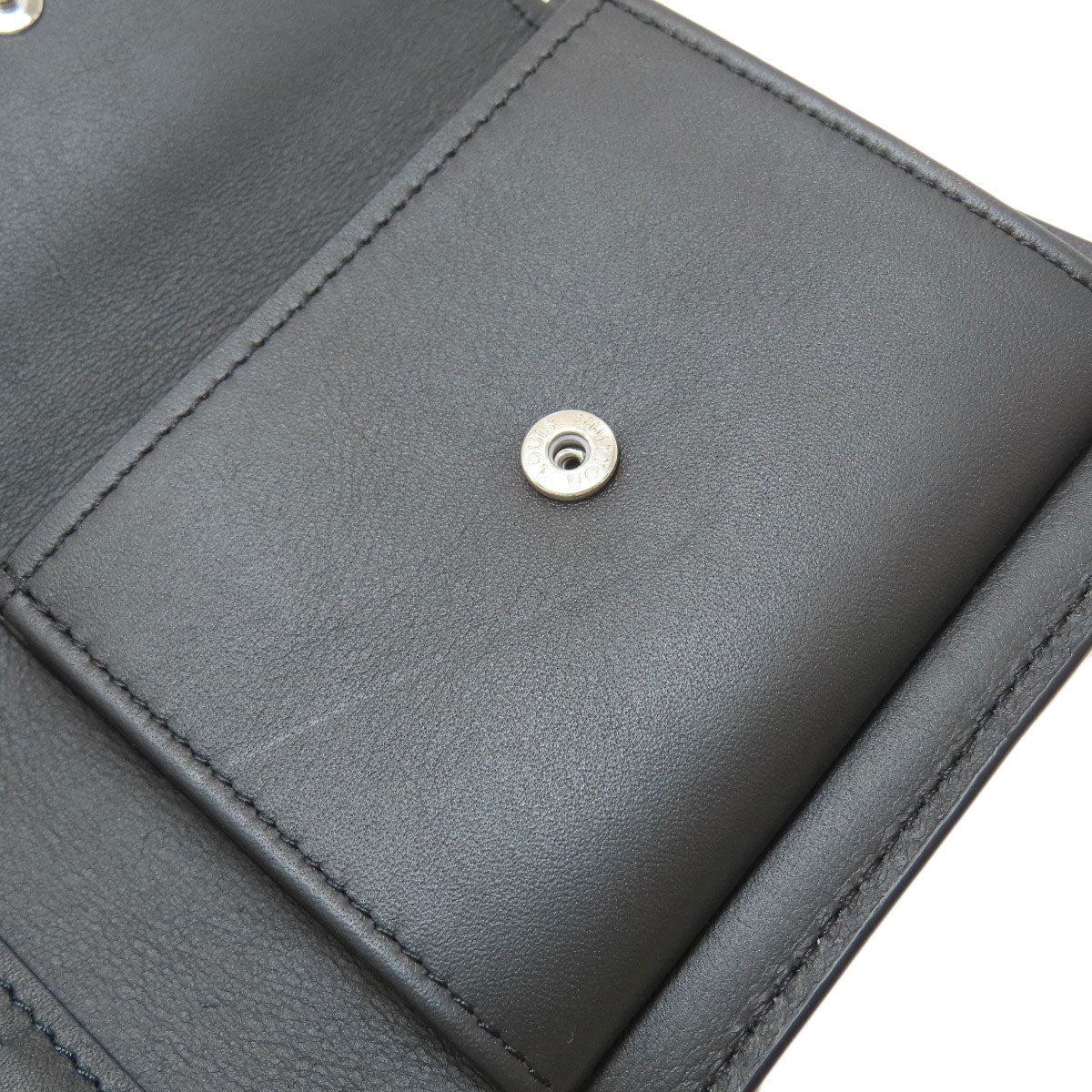 LOUIS VUITTON M25944 Portefeiulle Marco Aerogram Bifold Wallet with Coin Pocket Calf mens [Used]