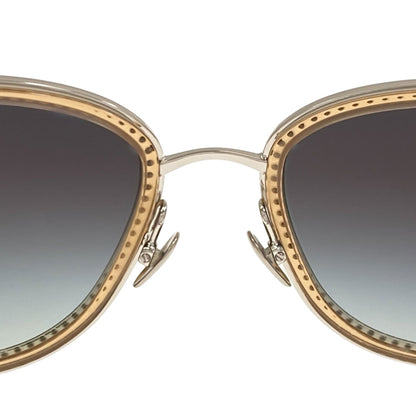 CHANEL Rhinestone sunglasses Plastic MetalLadies [Used]