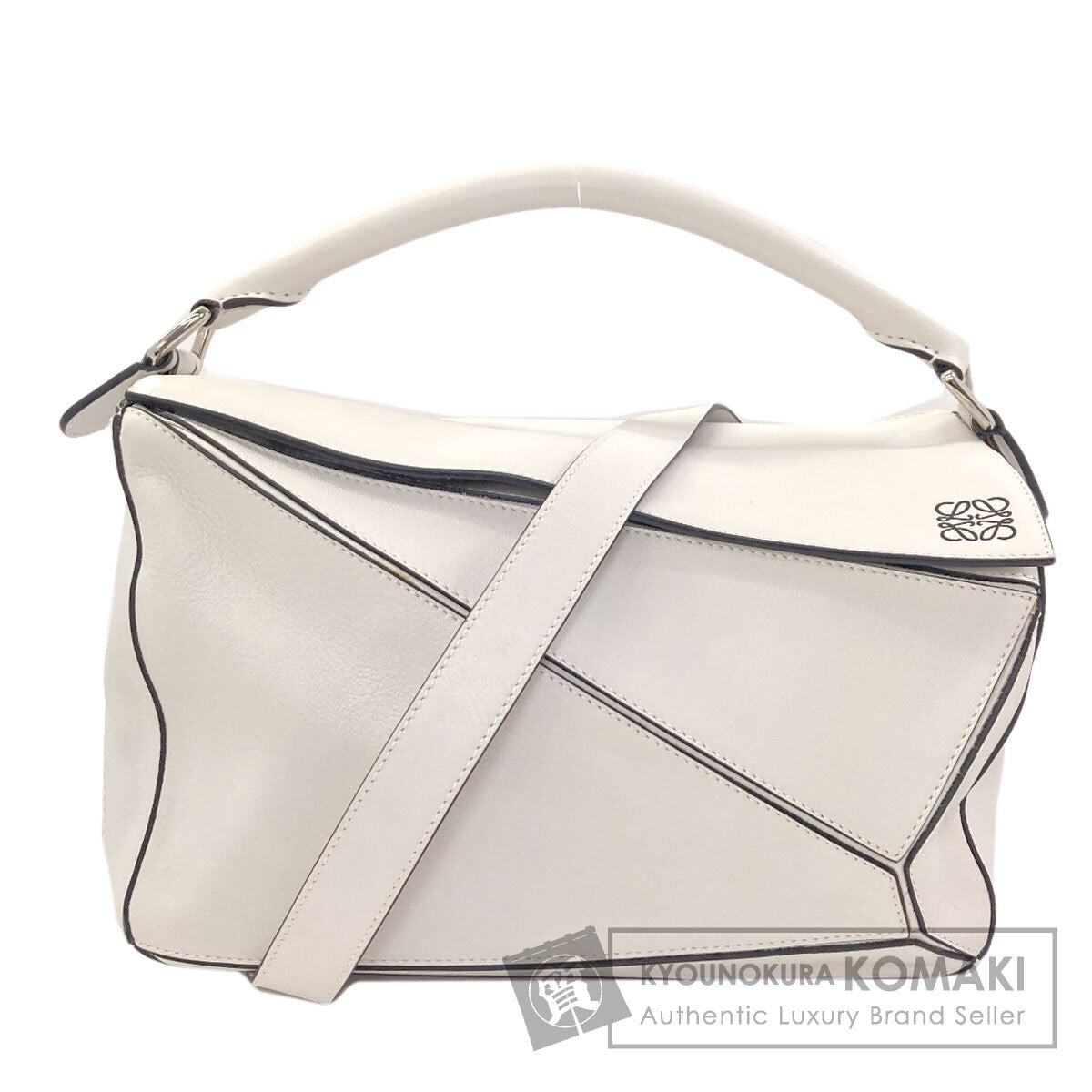 LOEWE Puzzle bag 2WAY Handbag Calf Ladies [Used]