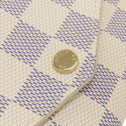 LOUIS VUITTON N63208 Portefeiulle Â· Sarah Long wallet (with coin pocket) Damier canvas Ladies [Used]
