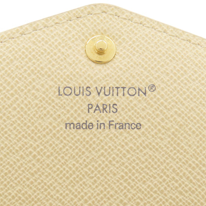 LOUIS VUITTON N63208 Portefeiulle Â· Sarah Long wallet (with coin pocket) Damier canvas Ladies [Used]