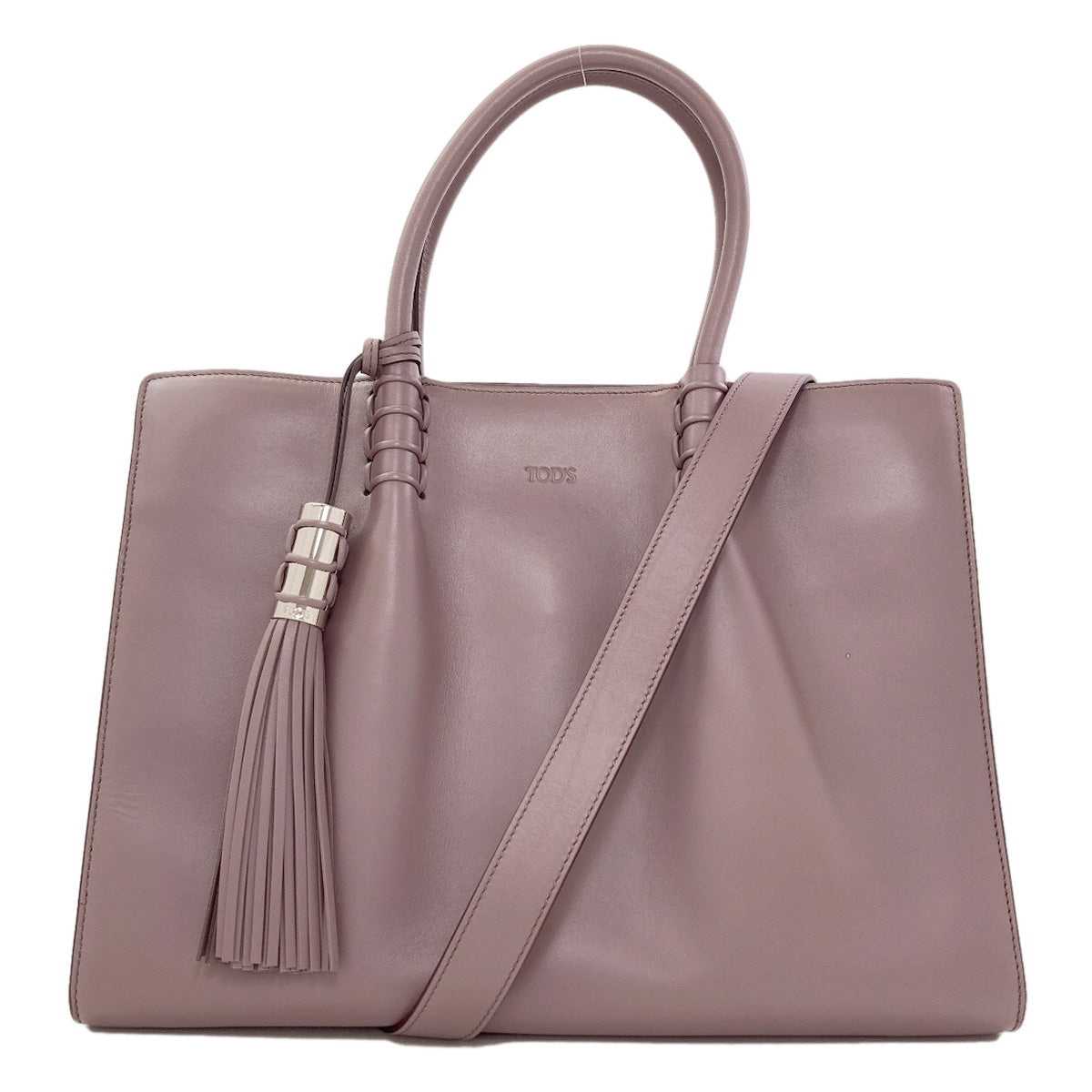TODS Baulet 2WAY Handbag Calf Ladies [Used]