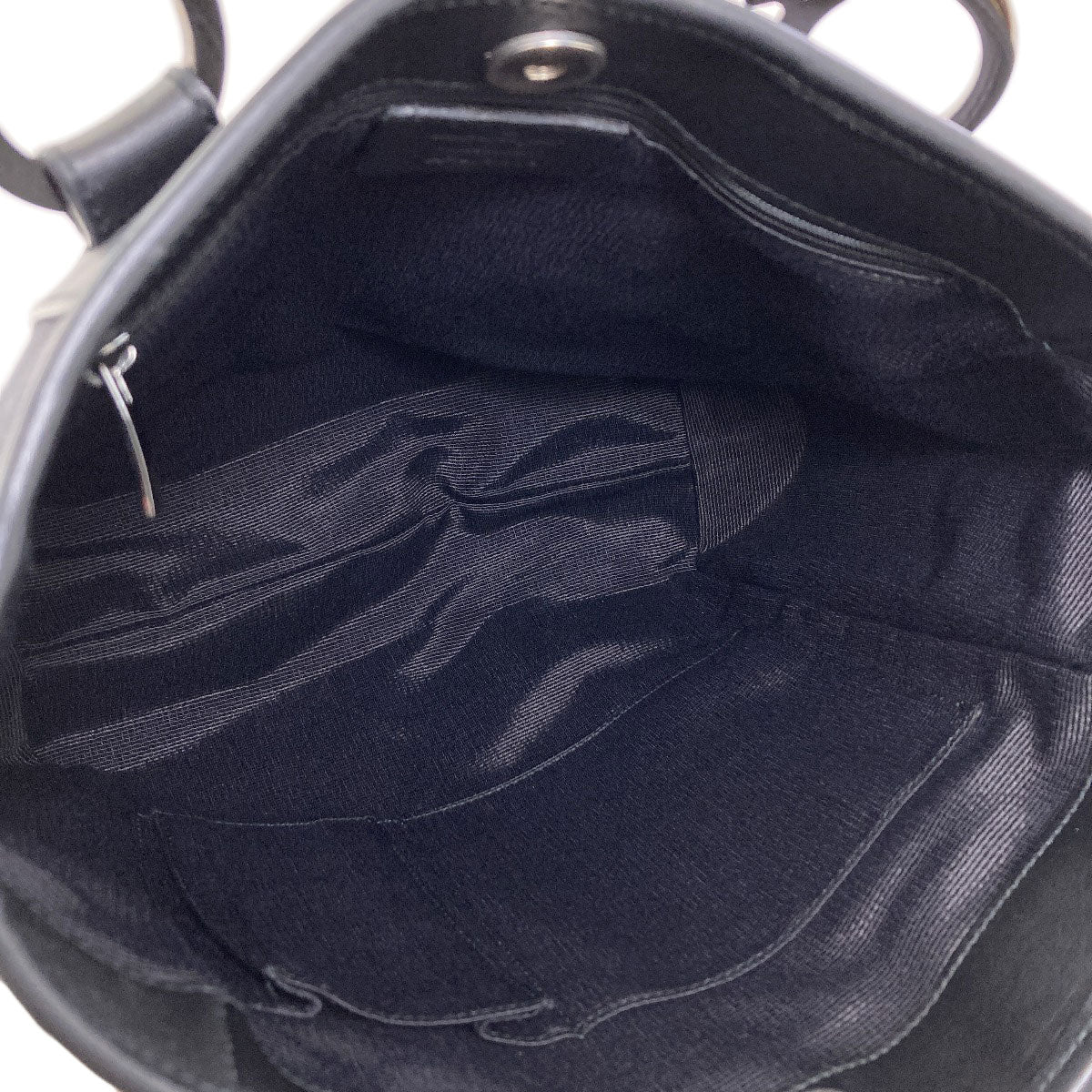 Salvatore Ferragamo Gancini Hardware motif Handbag Canvas Ladies [Used]