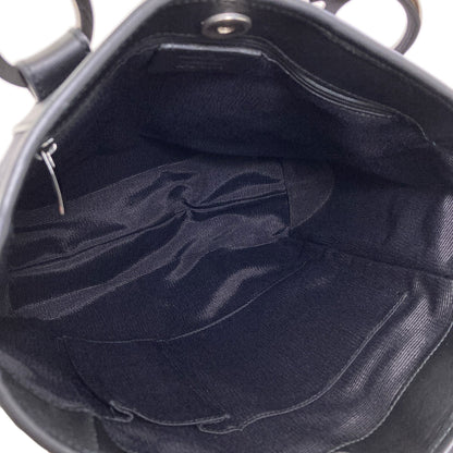 Salvatore Ferragamo Gancini Hardware motif Handbag Canvas Ladies [Used]