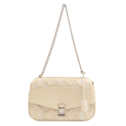 LOUIS VUITTON M40715 Monogram Chain Shoulder Bag Shoulder Bag Calf Ladies [Used]