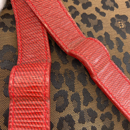 FENDI Leopard pattern Backpack Â· Daypack Canvas Ladies [Used]