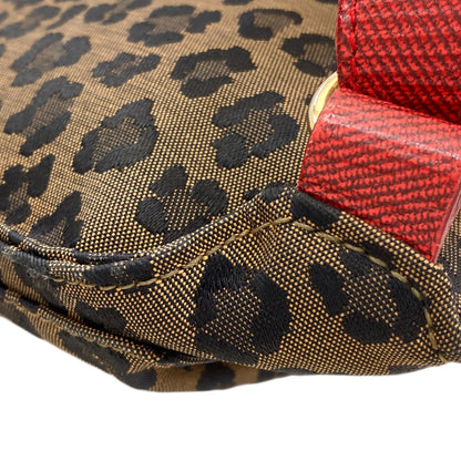 FENDI Leopard pattern Backpack Â· Daypack Canvas Ladies [Used]