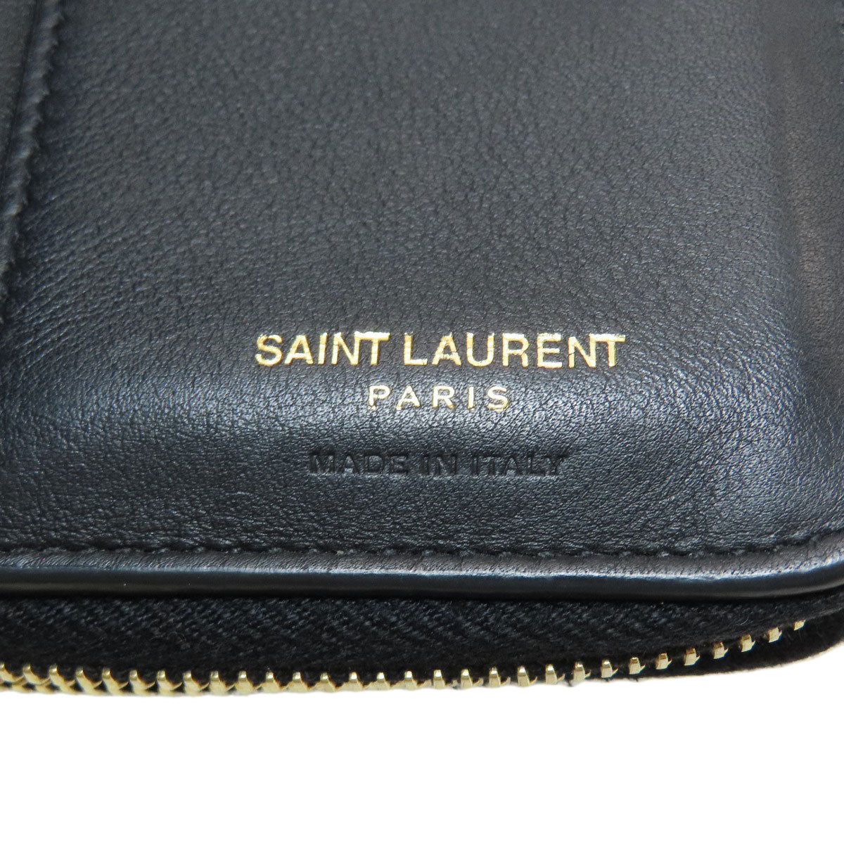 YVES SAINT LAURENT Cassandra Bifold Wallet with Coin Pocket Calf Ladies [Used]