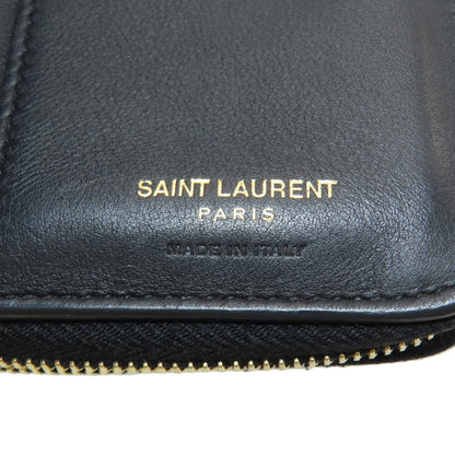 YVES SAINT LAURENT Cassandra Bifold Wallet with Coin Pocket Calf Ladies [Used]